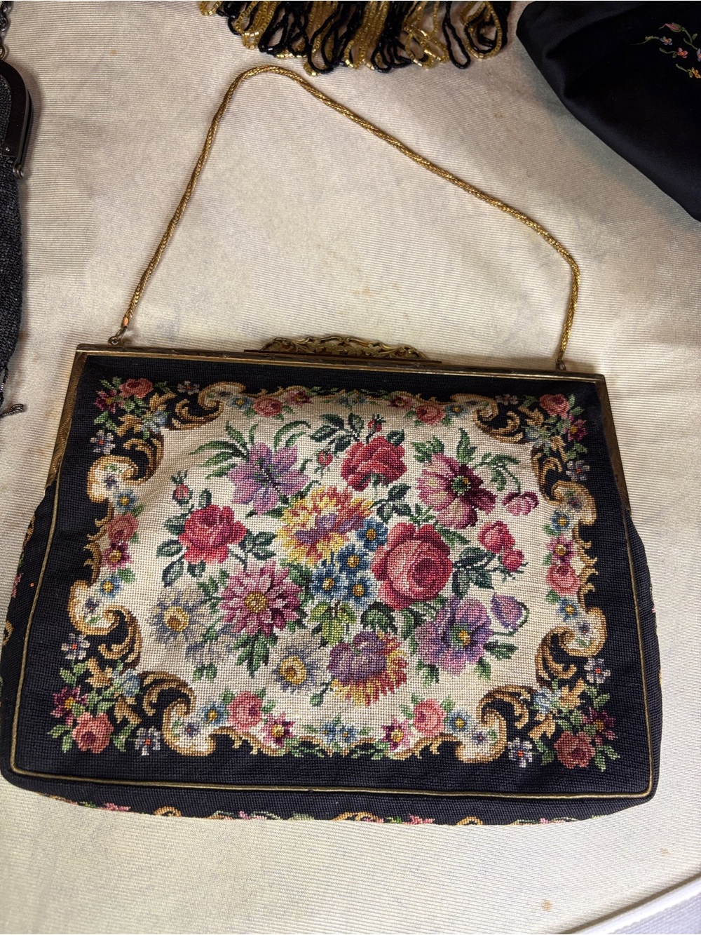 Petite Pointe JB & Co Vienna Handiwork Top-Handle Bag